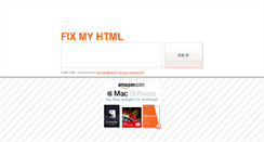 Desktop Screenshot of fixmyhtml.com