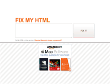 Tablet Screenshot of fixmyhtml.com